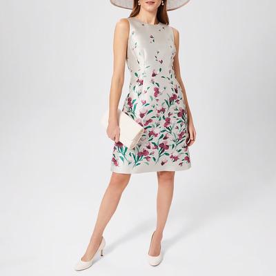 Phase Eight Yellow Elaina Floral Printed Tiered Dress Phase Eight Yellow Elaina Floral Printed Tiered Dress